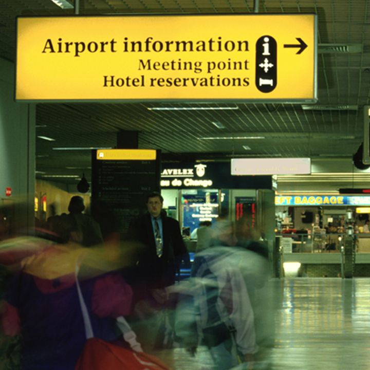 Airport sign